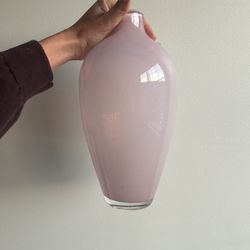 Pink Vase - Crate And Barrel 