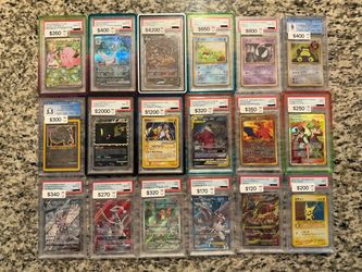 Pokemon PSA Slabs (Vintage, Modern, Mid Era)