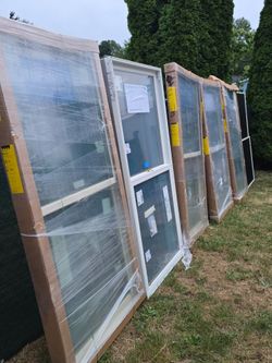 5 Marvin Infinity Replacement Windows – 36 1/2" x 72" – Screens Included