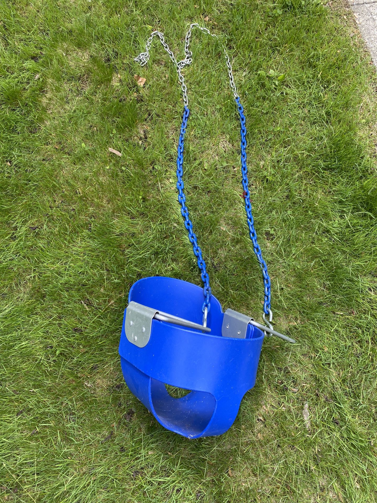 Blue Bucket Toddler Swing