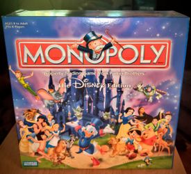Disney Monopoly 2001 UNOPENED Bags of Pieces
