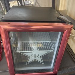 Rockstar Energy Drink Beverage Cooler / Mini Fridge – Works Great!