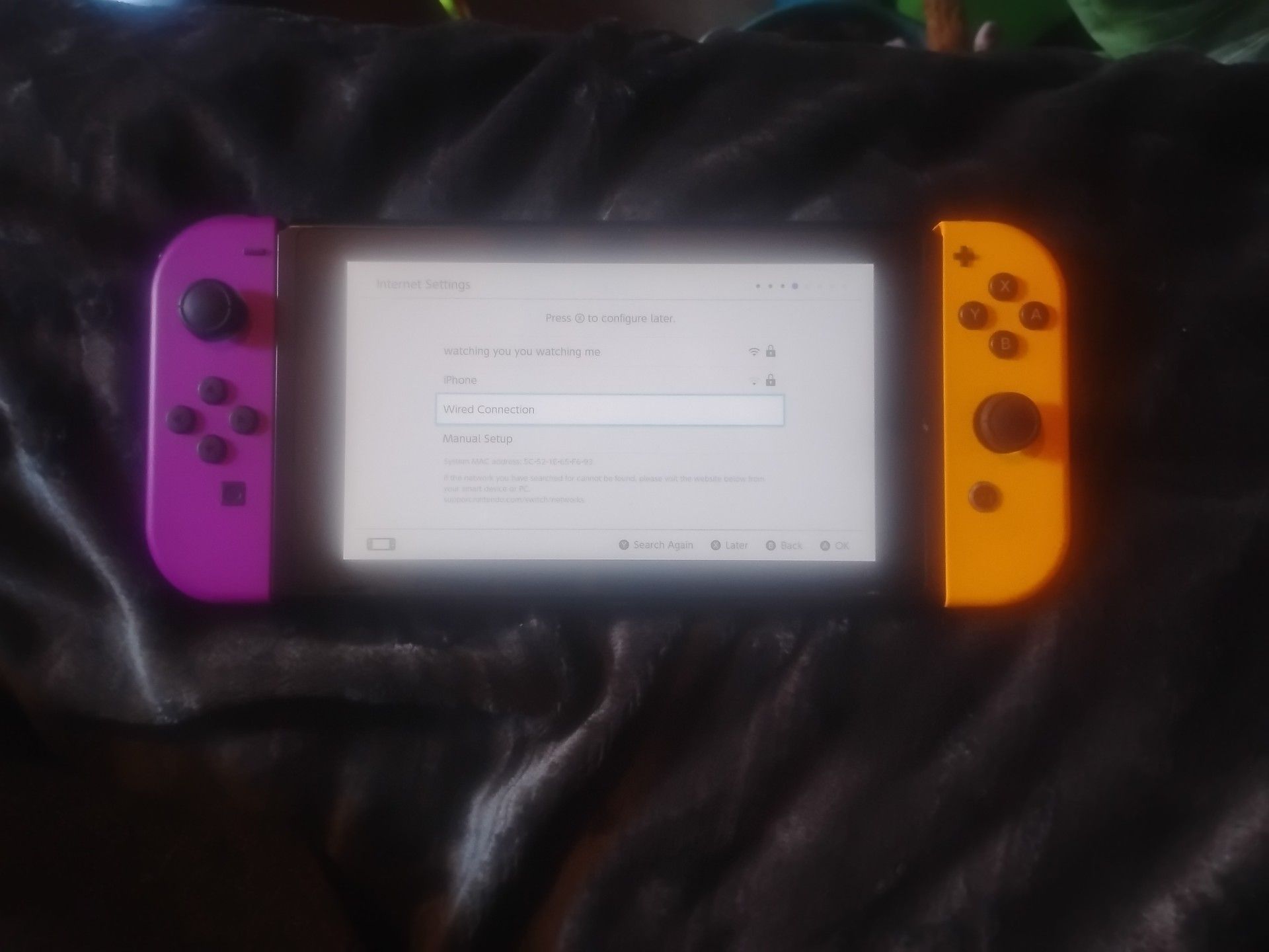 Nintendo Switch with remote and switch sports game