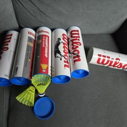 32 Wilson championship club grade optic yellow nylon shuttlecocks  NEW