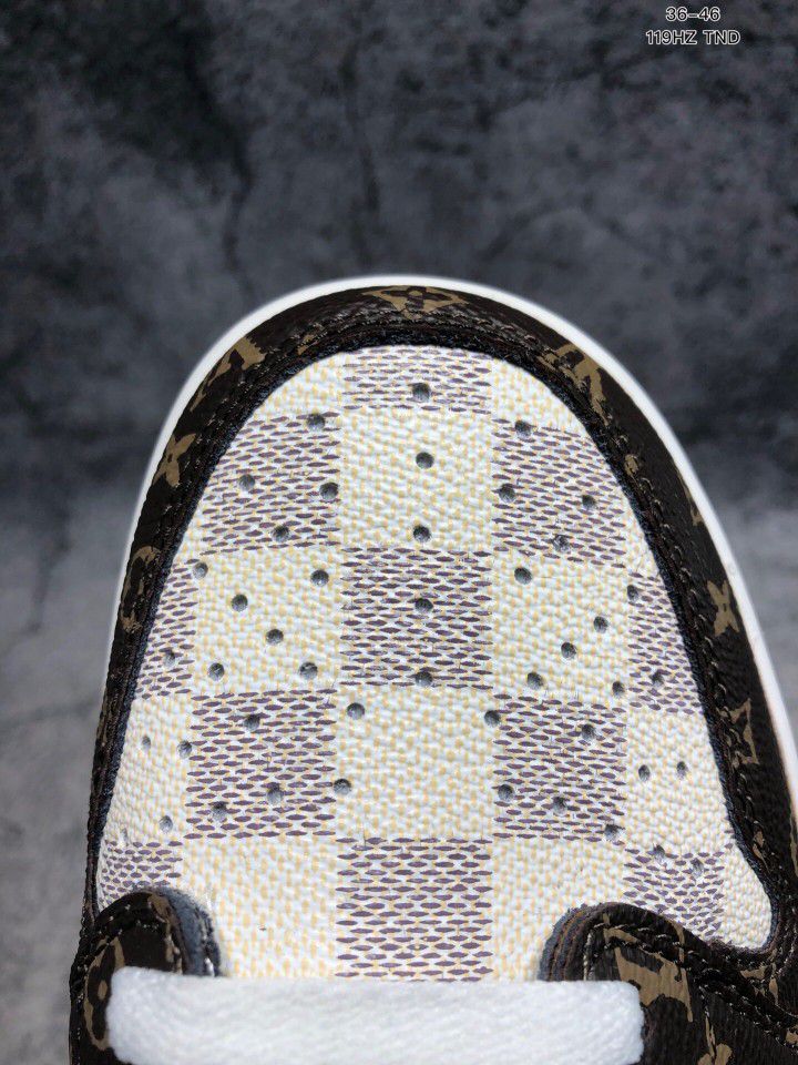 Louis Vuitton Denim Blue Nike Louis Vuitton Travis Scott Sneakers, Size 11.5 (LEXZ) 144010018122 RP