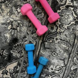 Dumbbells Weights Set Of 2 And 3 Lbs