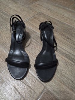 Black Schutz Sandals Size 7.5