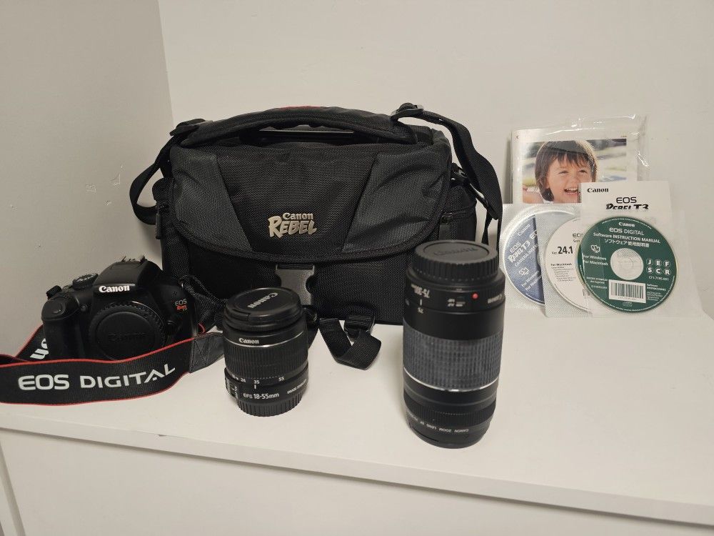 canon Rebal EOS digital camera