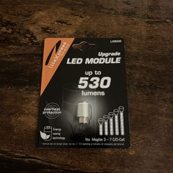 LiteXpress LXB530 LED Upgrade Module – 530 Lumens, Fits Maglite 3–7 C/D Cell