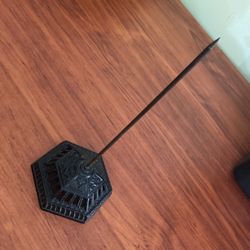 Vintage Metal 6 Sided Base Memo Holder