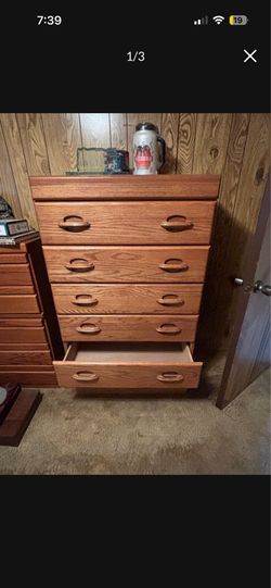 Real wood dresser