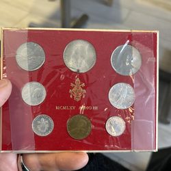 1965 Vatican Pope Paul coin set
