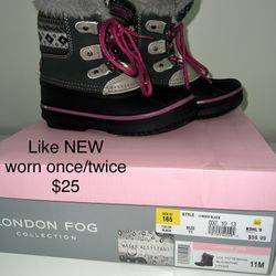 London Fog Kids snow boots
