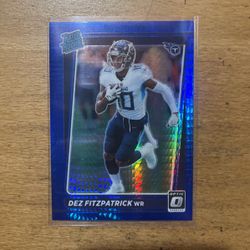 2022 OPTIC BLUE DEZ FITZPATRICK RATED ROOKIE 