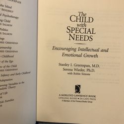 The Child With Special Needs: Encouragin and Emotional Growth