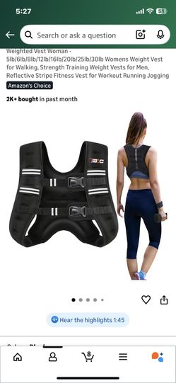 TBC3- 12 LB Weighted Vest