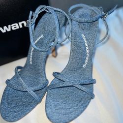 Alexander Wang cross-strap 110mm sandals 