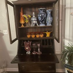 Pink Vase And Candleholders