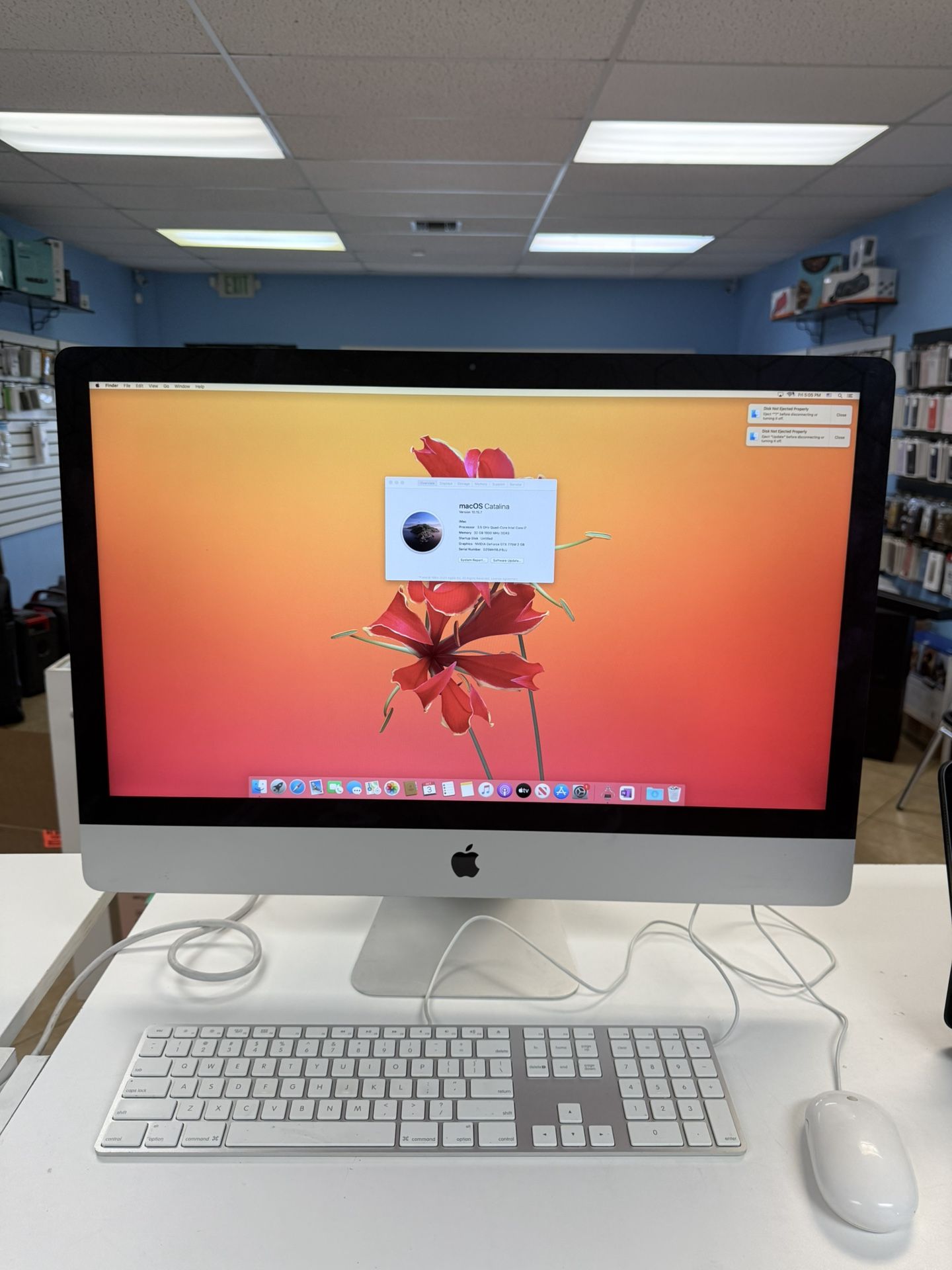 iMac 27inch i7 32Gb Ram 3TB Storage with Final Cut & Logic Pro