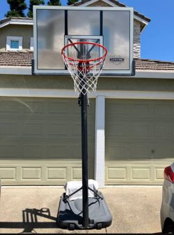 Basketball Hoop And Tetherball