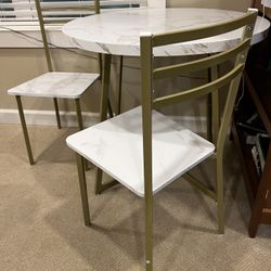 Small Round Dining Table With 2 Chairs