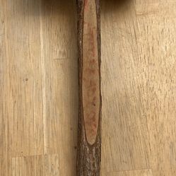 Vintage Wooden Hammer Mallet 13.5 Inches Tall Tree Bark