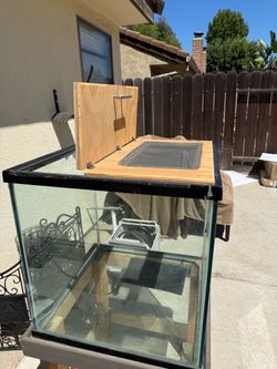 60 gallon 2x2x2 - use as a terrarium or aquarium