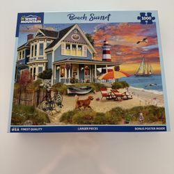 Puzzle - Beach Sunset - 1000 Pieces