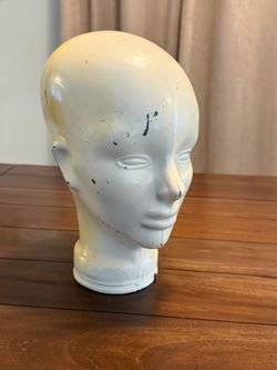Vintage Glass Mannequin Head