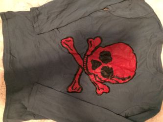 Cherokee boys Pajama shirt skull