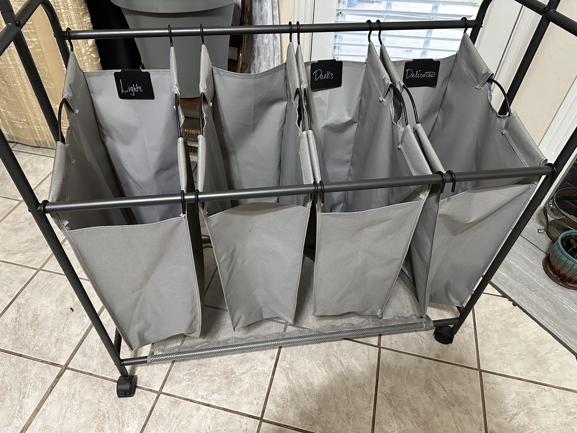 Laundry Rack With Sorting Baskets
