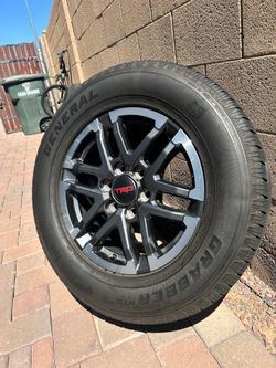 (4)Toyota Tacoma TRD wheels and tires (4) 2024 2025 2026