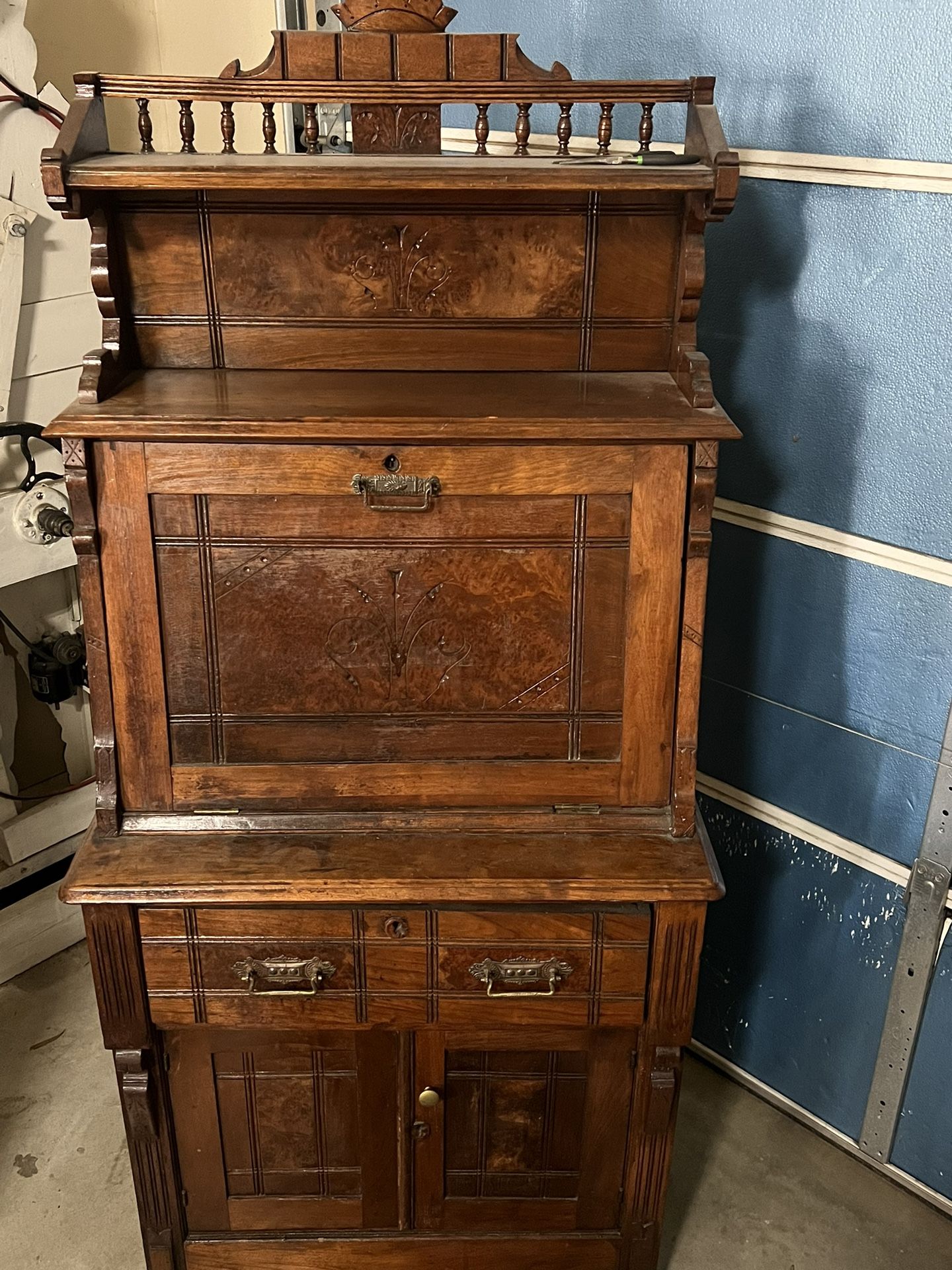 East lake Secretary Antique Desk 1890’s