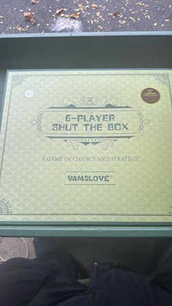 SHUT THE BOX BOARD GAME