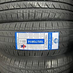 195/70/14 Llantas Nuevss 