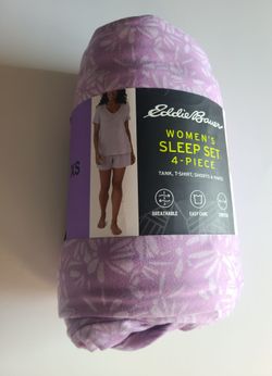 Eddie Bauer Women's 4-Piece Sleep Set XS