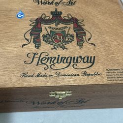 cigar box for the Arturo Fuente Hemingway Work of Art