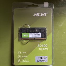 Acer SD100 32gb Laptop Ram