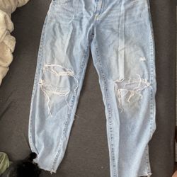Cotton On Ripped Low Rise Jeans