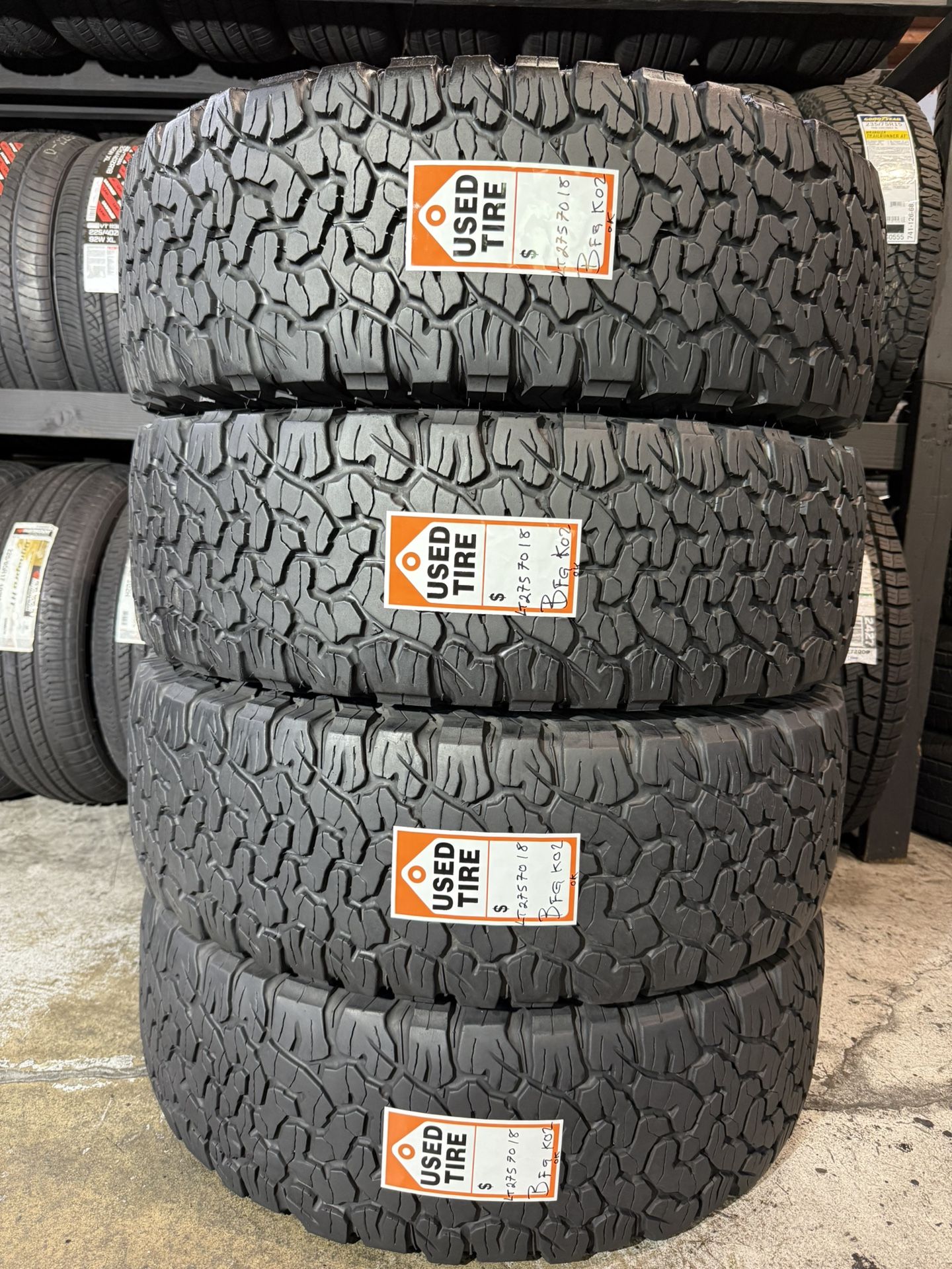 LT 275/70/18 BFGoodrich