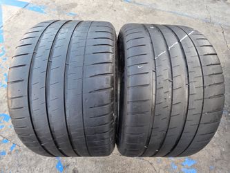 2 USED TIRES MICHELIN PS4S 285/30/20