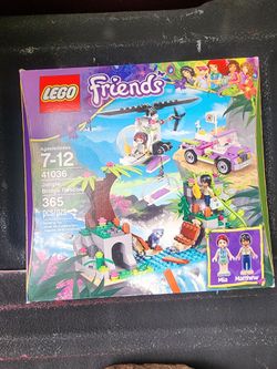 Legos Friends Jungle Bridge Rescue 41036