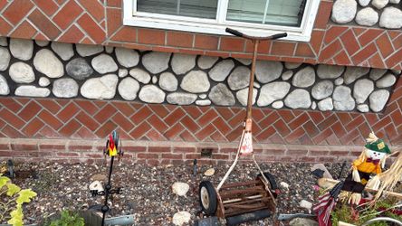 Vintage Lawn Mower For Lawn Art