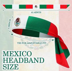 Mexico soccer country national flag headband accessory