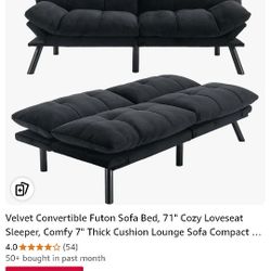 Very Comfy Easy To Assemble Adjustable Futon 