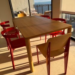 HAY dining Table For 6 71x35.5” Used Like New