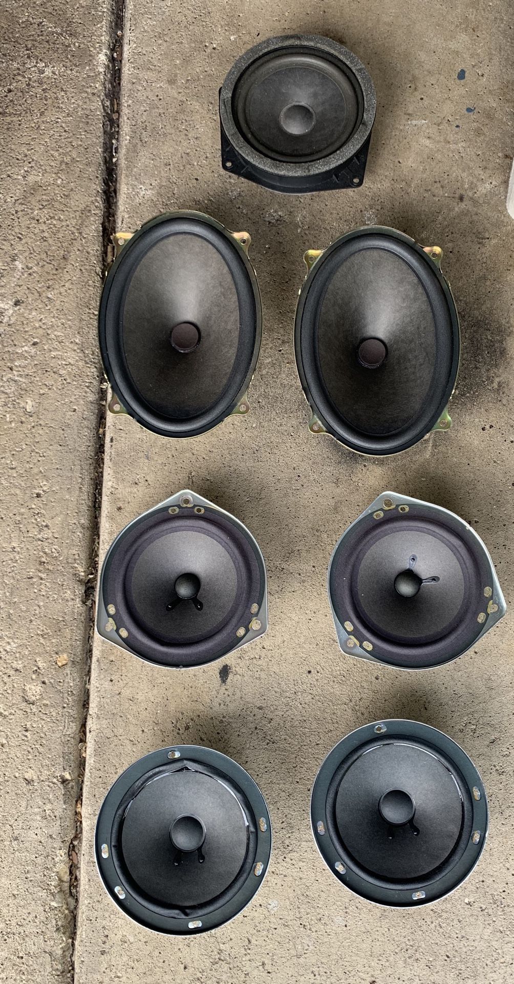 Factory speakers. Work great.