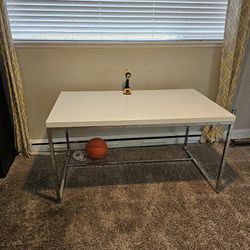 Office Desk and Small Table