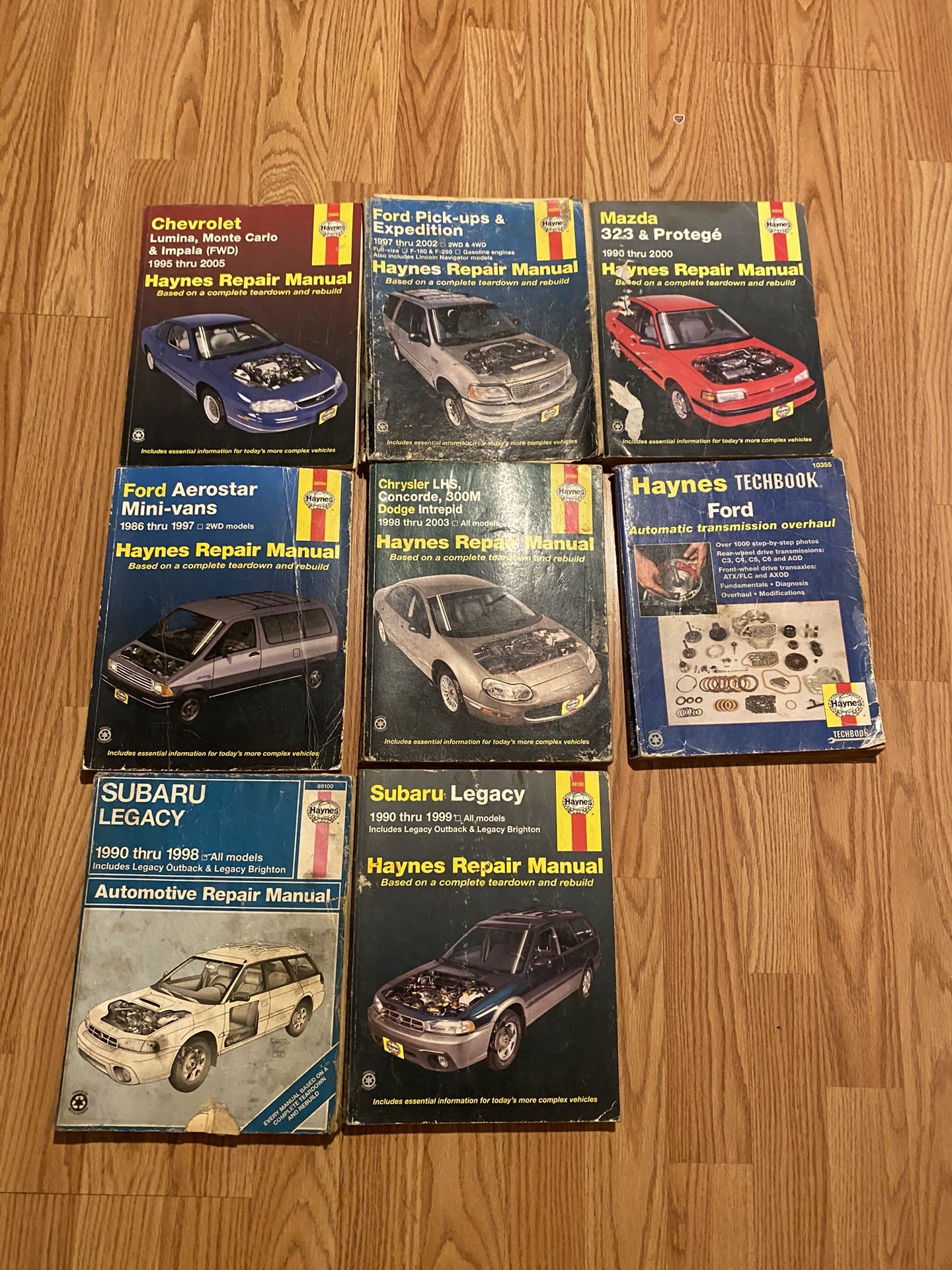 Assorted Haynes Repair Manual’s For 5 Dollars Each