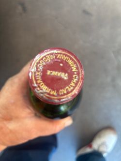 Wine bottle chateau Margaux